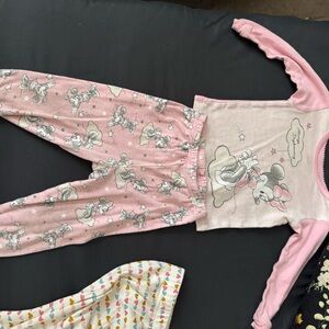 Disney Kids Pajama Set - Pink and White